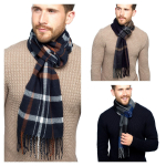 Mens Checked Scarf